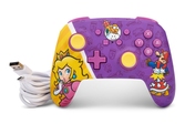 Wired controller for nintendo switch - princess peach battle