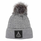 Harry potter - deathly hallows (pom beanie)