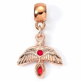 Harry potter - phénix rose gold - charme pour collier & bracelet