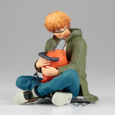 Chainsaw man - denji & pochita - figurine relax time 9cm