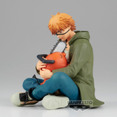 Chainsaw man - denji & pochita - figurine relax time 9cm