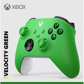 Manette sans fil xbox velocity green pour xbox series x|s, xbox one, windows 10 et mobile