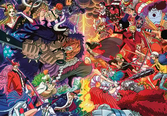 One piece - luffy vs kaido - puzzle 1000p