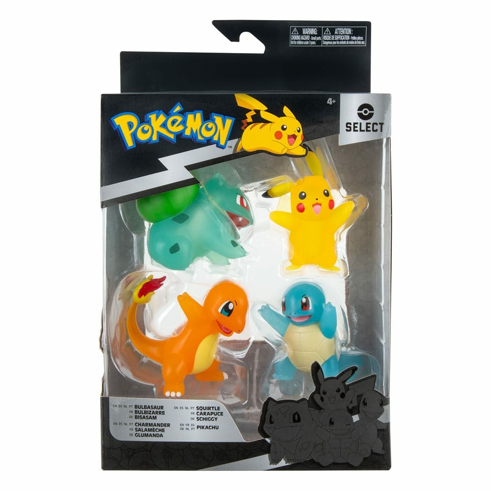 Lot de deux figurines Pokémon Salamèche et Bulbizarre - Pokemon | Beebs