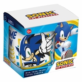 Sonic the hedgehog mugs sonic game on 325 ml (carton de 6)