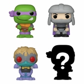 Les tortues ninja pack 4 figurines bitty pop! vinyl donatello 2,5 cm