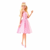 Barbie the movie poupée barbie in pink gingham dress