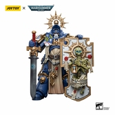 Warhammer 40k figurine 1/18 ultramarines primaris captain with relic shield and power sword 12 cm