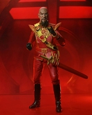 Flash gordon (1980) figurine ultimate ming (red military outfit) 18 cm