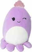 Squishmallows peluche violet the purple octopus with crown 20 cm