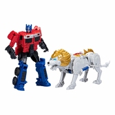 Transformers: rise of the beasts beast alliance combiner pack 2 figurines optimus prime & lionblade 13 cm