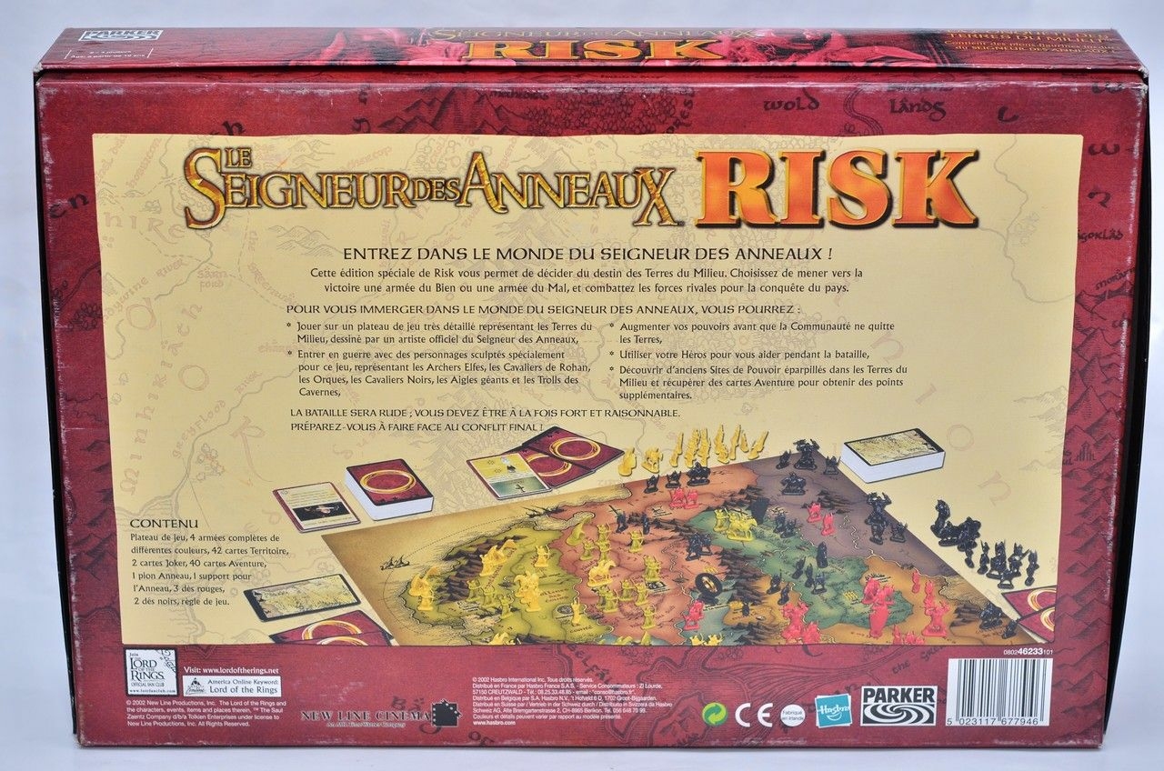 Risk: Le Seigneur des Anneaux Édition Trilogie : : Jeux et Jouets