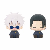 Jujutsu kaisen statuette pvc mini pote raba rubber mascot satoru gojo and suguru geto 8 cm