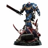 Warhammer 40,000: space marine 2 statuette 1/6 lieutenant titus battleline edition 63 cm