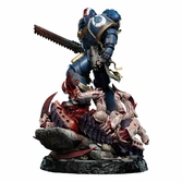 Warhammer 40,000: space marine 2 statuette 1/6 lieutenant titus battleline edition 63 cm