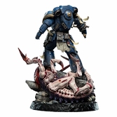 Warhammer 40,000: space marine 2 statuette 1/6 lieutenant titus battleline edition 63 cm