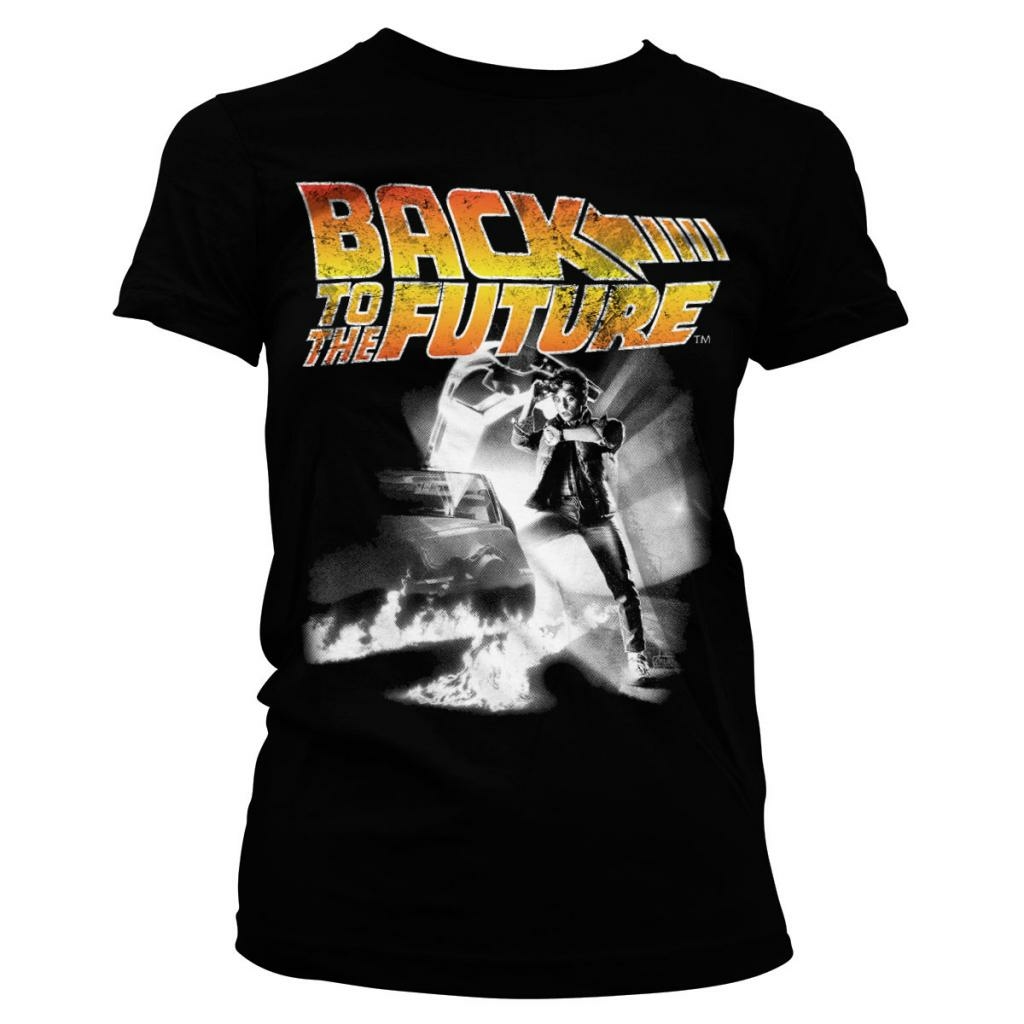 Tee shirt retour 2025 vers le futur femme