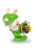 Figurine Mario + Lapins Crétins Kingdom Battle : Lapin Luigi - 8 cm