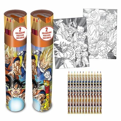 Dragon ball z - battle of gods - tube 2 posters + crayons