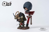 Assassin´s creed shadows statuette pvc qlectors naoe & yasuke 15 cm