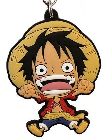 Porte-Clés de Dessin Animé One Piece pour Fille, Rick, Luffy, Nami