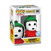 Peanuts - pop television n° 1681 - snoopy in coat avec chase