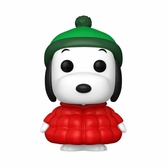 Peanuts - pop television n° 1681 - snoopy in coat avec chase