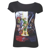 ZELDA - T-Shirt Ocarina Of Time - Black - GIRLS (L)