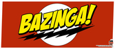 Big bang theory - mug - bazinga super logo