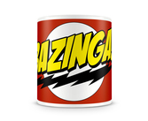 Big bang theory - mug - bazinga super logo