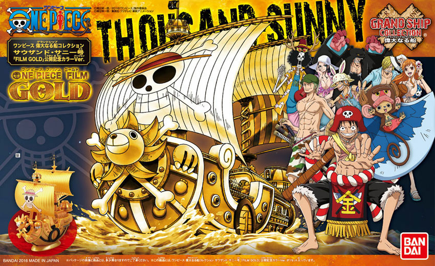 Figurines A Assembler One Piece Film Gold Thousand Sunny Reference Gaming