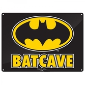 BATMAN - Plaque Metal 21 X 15 - Batcave