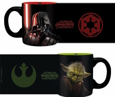 STAR WARS - Set 2 Mini-Mugs - Vador Vs Yoda