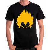 T-Shirt Dragon Ball Z : Silhouette Vegeta - L