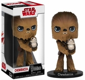 STAR WARS The Last Jedi - Wacky Wobbler - Chewbacca With Porg - 16cm