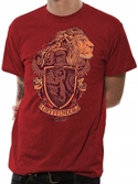 T-shirt Harry Potter : Emblème Gryffondor - XXL