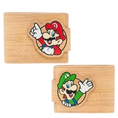NINTENDO - Portefeuille - Mario & Luigi Woodgrain Snap Bi-Fold Wallet