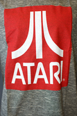 T-Shirt Atari : Logo rouge/gris - L