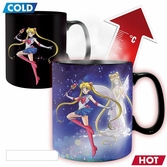 Mug Thermo Réactif Sailor Moon : 460 ml - Sailor et Chibi