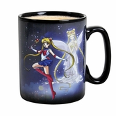 Mug Thermo Réactif Sailor Moon : 460 ml - Sailor et Chibi