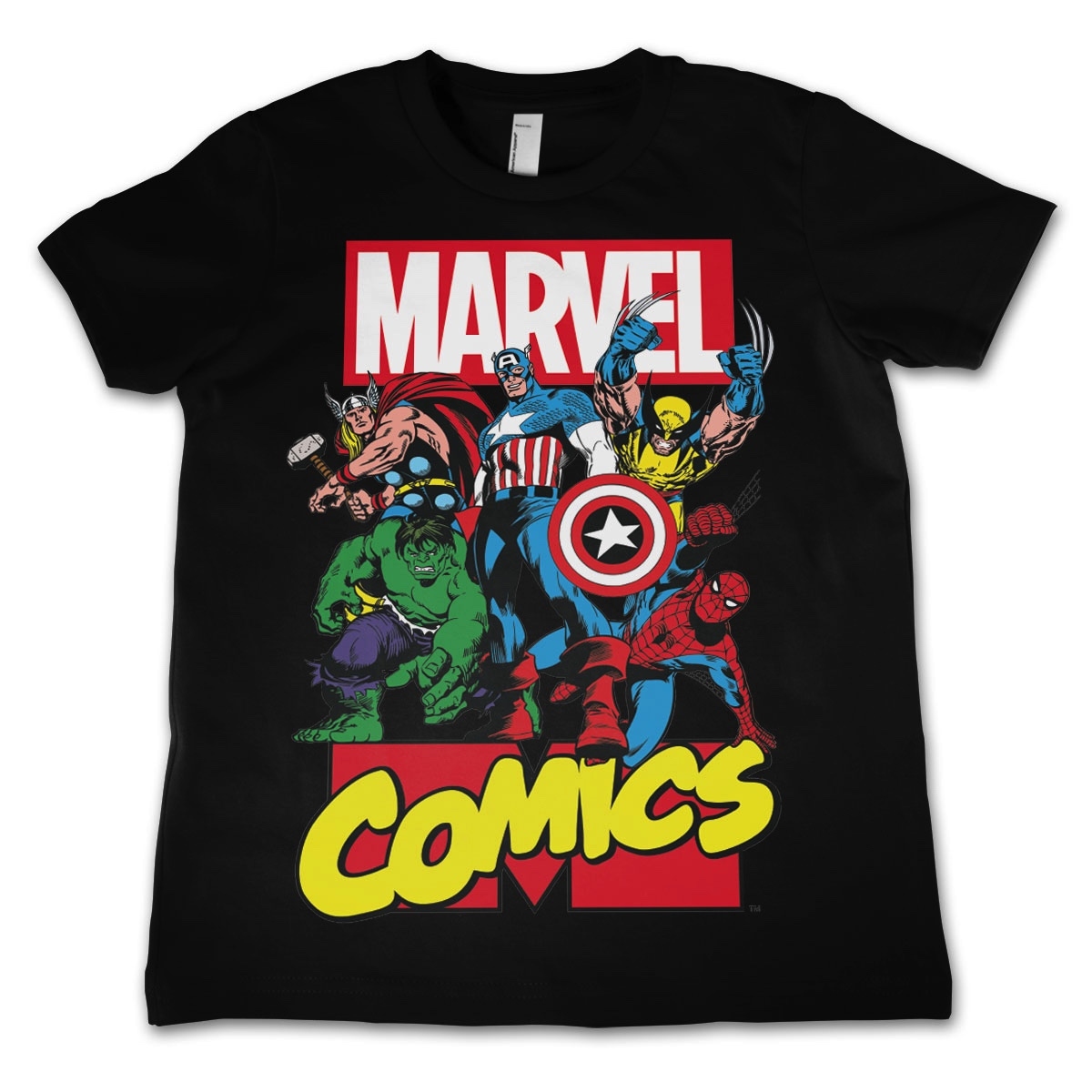 t shirt marvel enfant