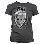 T-Shirt Femme Les Gardiens de la Galaxie : Groot Shield Usé - S