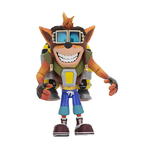 Figurine Crash avec Jet Pack NECA Crash Bandicoot Deluxe - 18cm