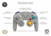 Manette Sans fil GameCube Grise POWER A - Switch