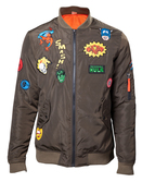 MARVEL - Bomber Jacket With Hero Patches (XL)