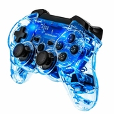 Manette sans fil afterglow pour ps3 bleue (compatible pc)