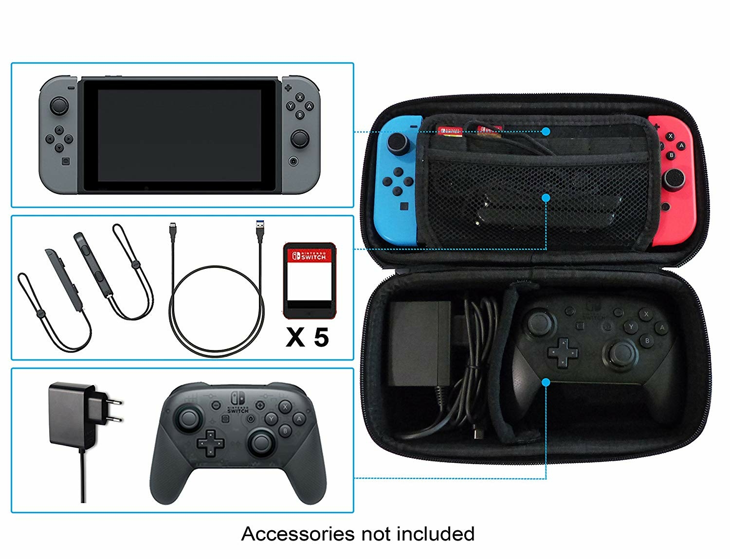 Paris Saint-Germain - Kit d'accessoires Nintendo 3DS XL