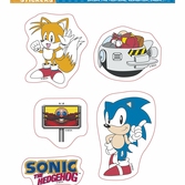 Sonic - stickers - 16x11cm/ 2 planches - sonic retro