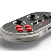 8Bitdo N30 Pro2 NES Edition manette Gris/Noire