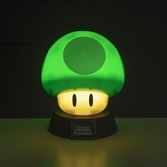 Nintendo - lampe 3d champignon vert sonore 10cm